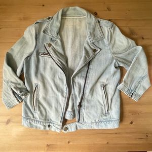 👩🏻‍🎤 Gap Moto-Denim Jacket 👩🏻‍🎤